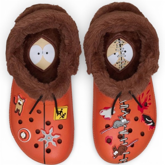 Crocs South Park Kenny Classic Lined Clogs Mens Size 11 Shoe 211499-90H NEW